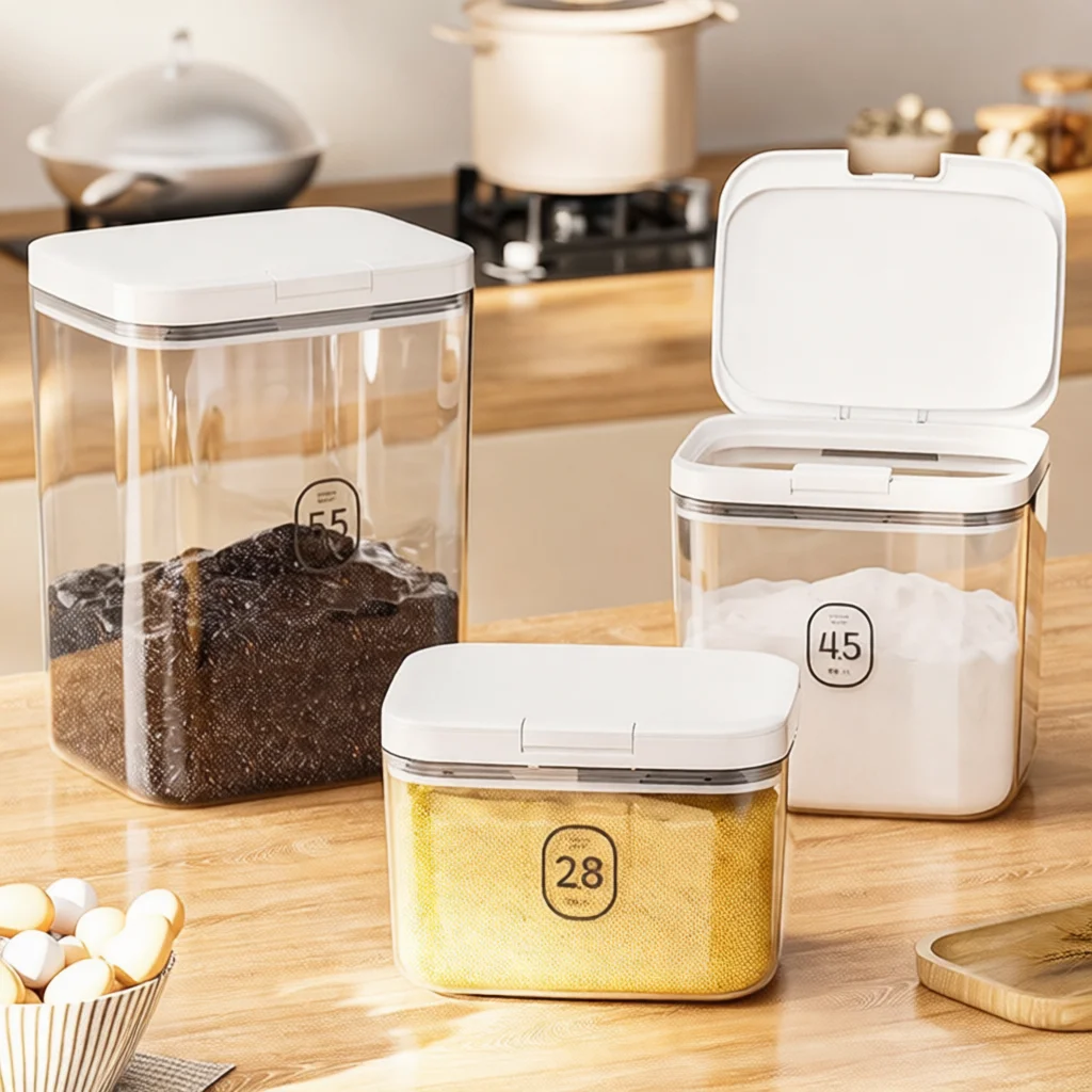 Kitchen Baking Storage Containers - Mutfak Gıda Saklama Kabı Hava Geçirmez