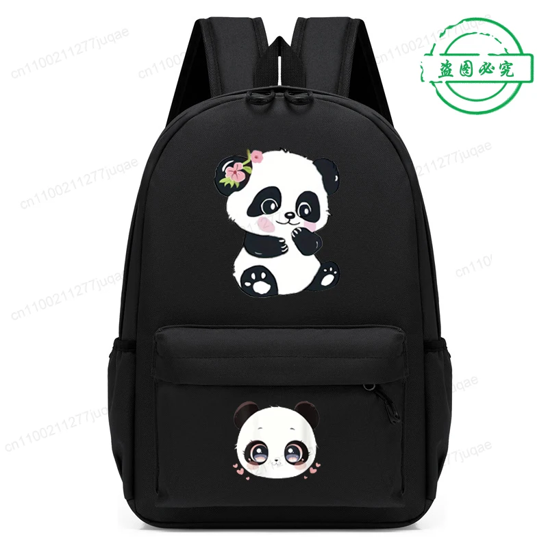 Children School Bag Cute Panda Fashion Boy Girl Backpack Kids Kindergarten School Backpacks Bags Anime Cartoon Fashion Bookbag
