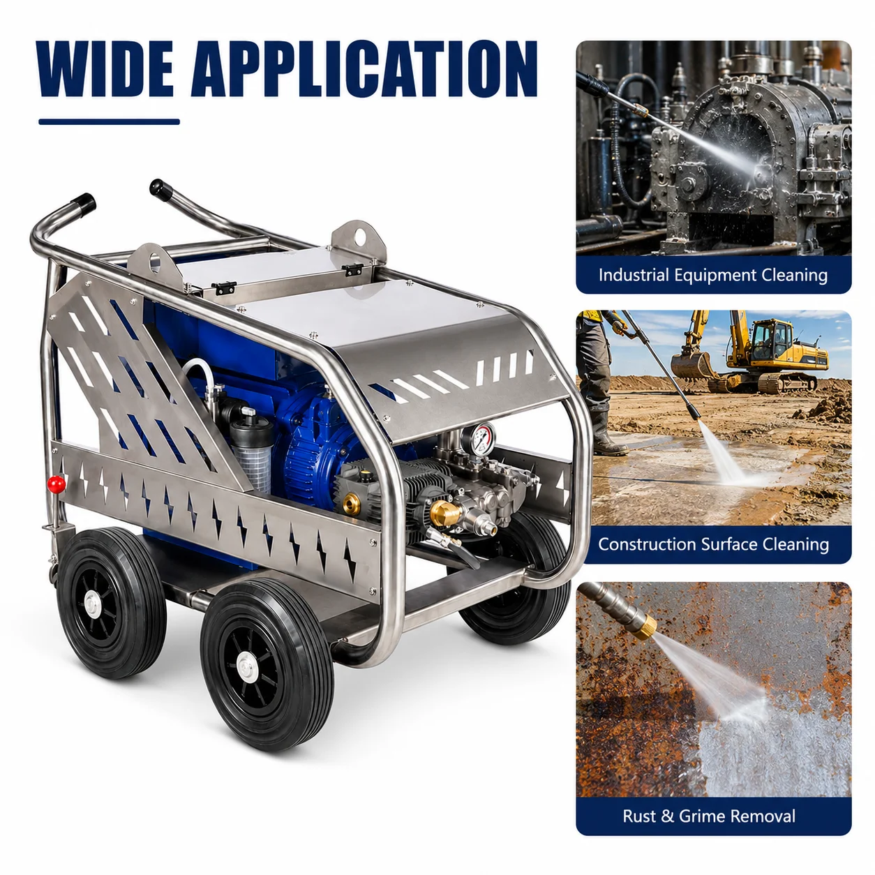 8700PSI 600Bar SS304 380V Elec - Pressure Washer Electric recension och pris
