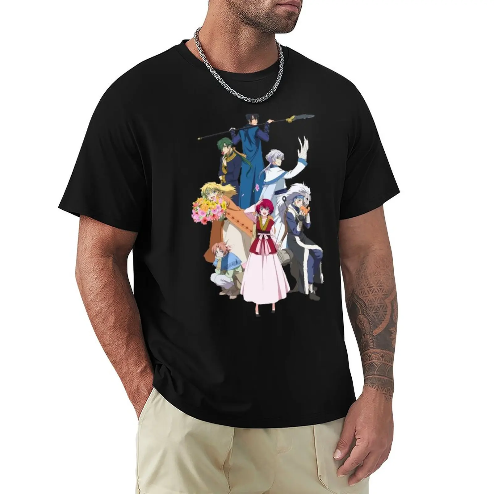 Yona of the Dawn akatsuki no yona Anime T-Shirt for a boy tees animal prinfor boys big and tall t shirts for men