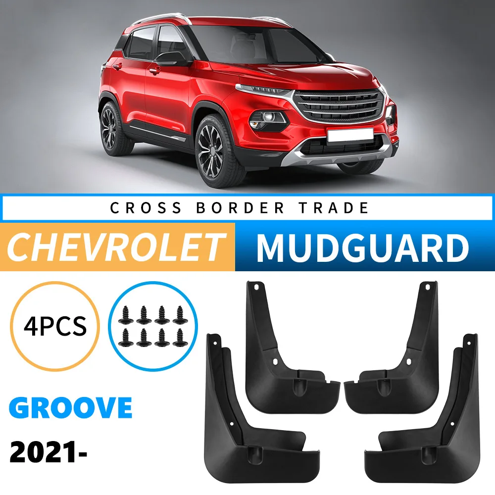 Guardabarros delantero y trasero para Chevrolet GROOVE, accesorios para coche, 4 piezas, 2023, 2024