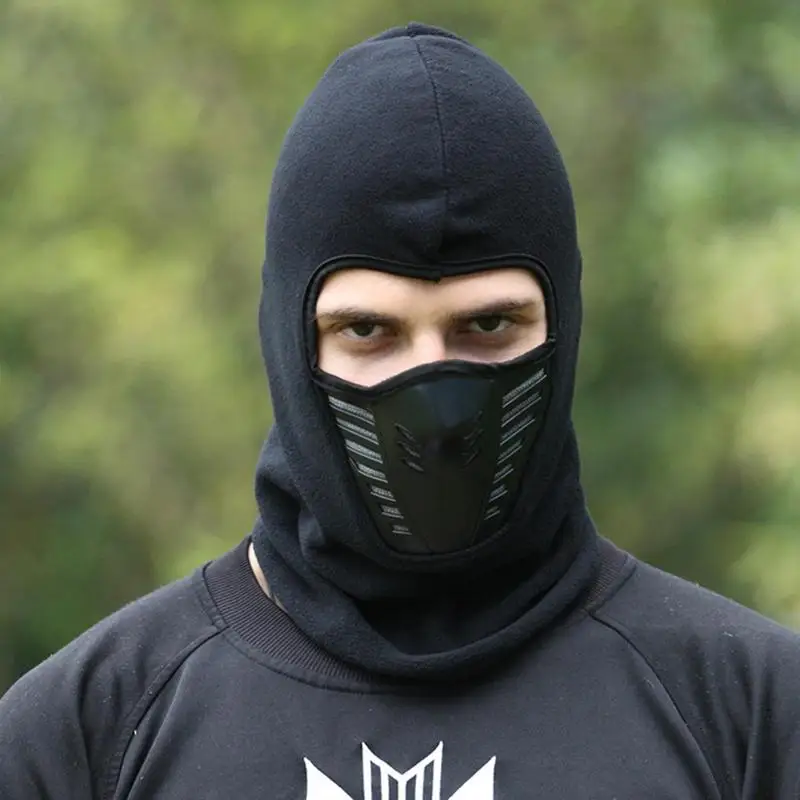 Motorcycle Mask Cold-Proof Windproof Fleece Thermal Neck Full Face Mask For Men Women Ski Cycling Hunting Full Face Masks - Image 5