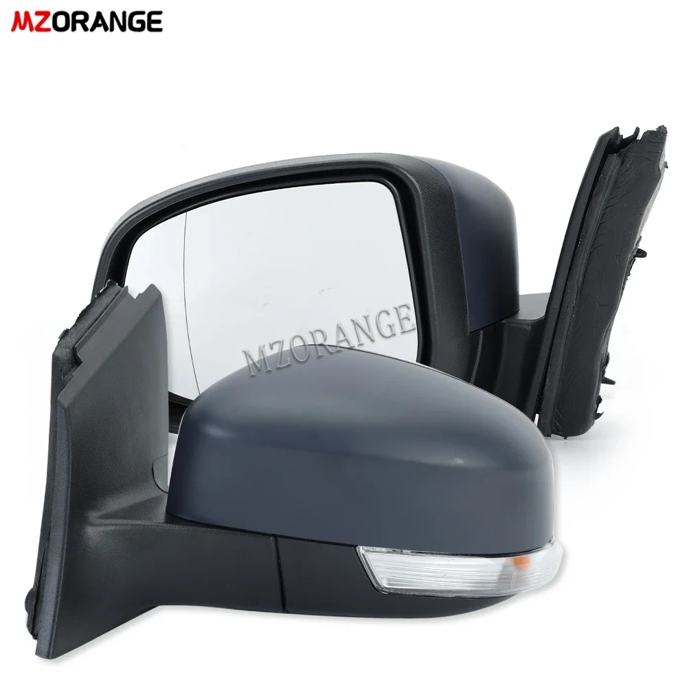 Side Rear View Mirror for Ford Focus Mk2 2008 2009 2010 2011 2012 Electric Heated glass lens Turn Signal Light Car Accessories