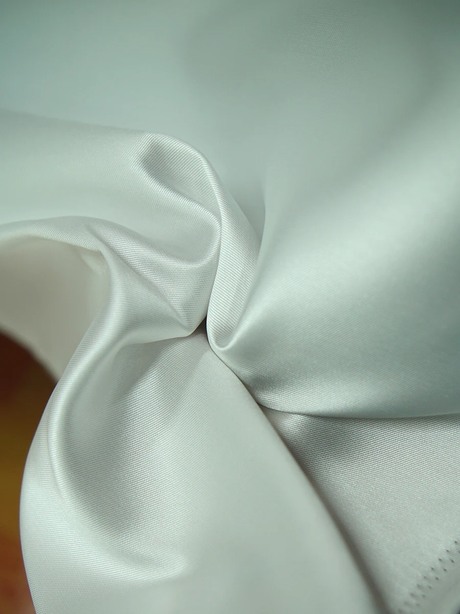 Green series Mikado satin fabric bridal gowns ribbon DIY sewing twill satin fabrics for sewing