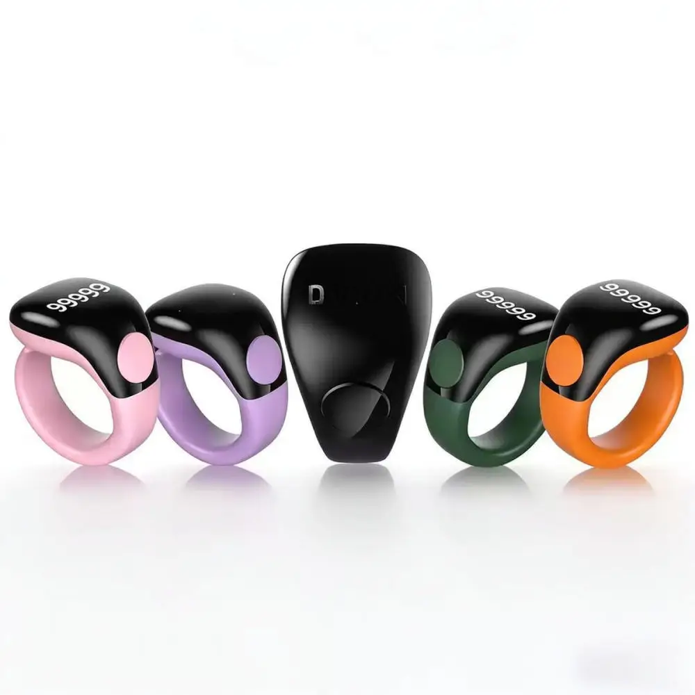 Intelligent Finger Ring D02 Wearable Tech Bluetooth Sync OLED Display Digital Counter Alarm Notification Magnetic Charger