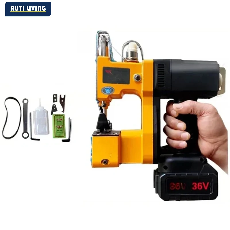 Portable Woven Bag Packaging And Sewing Machine Small Rechargeable Dynamic Sealing Machine
