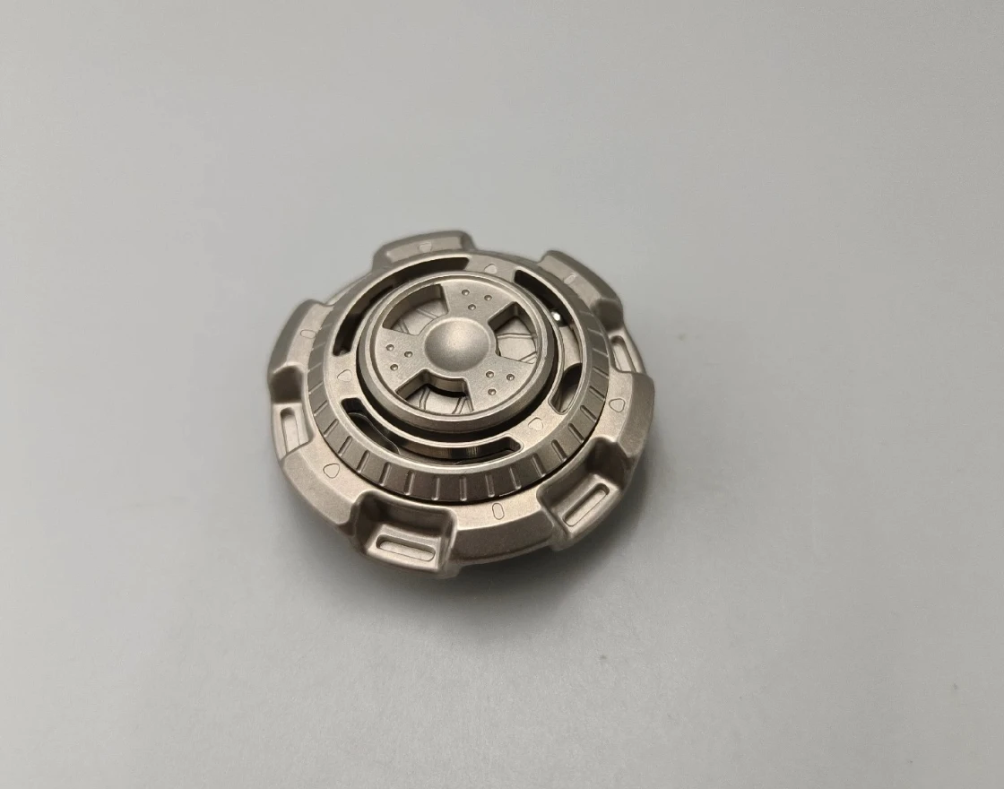 USED EDC Tianshu Titanium spinner fingertip gyroscope Decompression toys