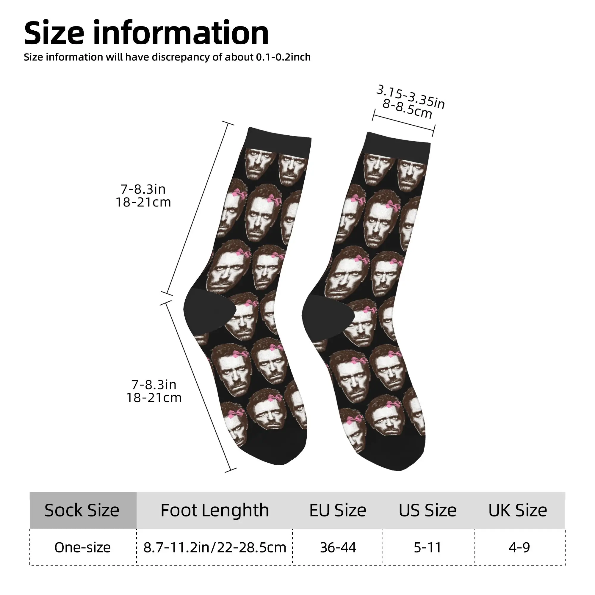 الدكتور غريغوري هاوس رئيس طباعة جوارب التلفزيون الأمريكي الجوارب الرجال تنفس الجوارب الخريف سكيت المضادة للانزلاق الجوارب هدية #5