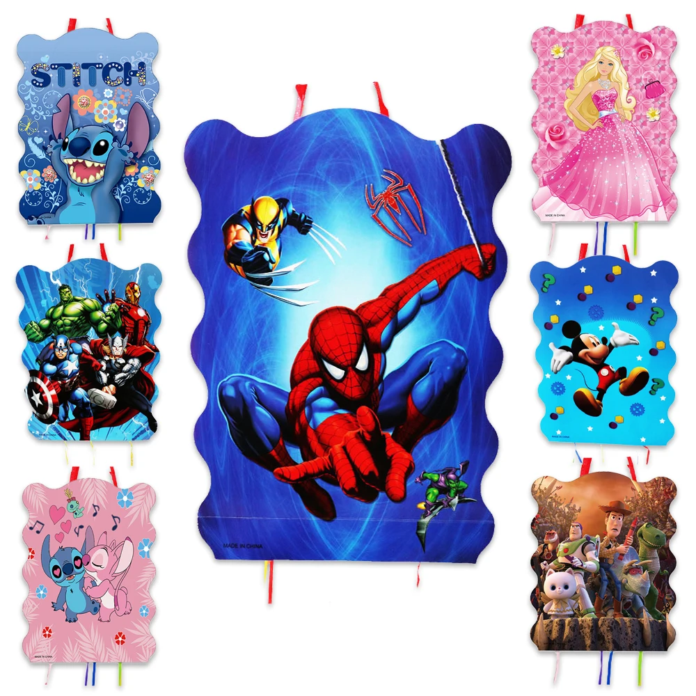 1 Stks/partij Disney Lilo Stitch Zeemeermin Bevroren Prinses Speelgoed Verhaal Mickey Pinatas Verjaardag Piñata Evenement Feest Decoraties Diy Pinata