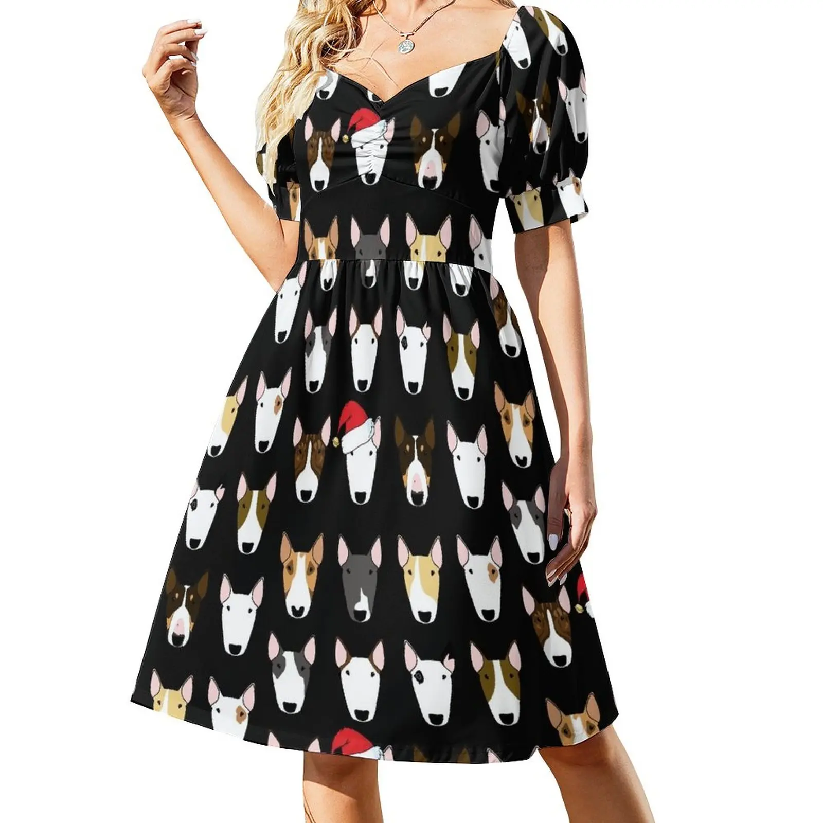 

Santa Multibull Pattern Dress dress women summer 2023 summer dress woman 2023