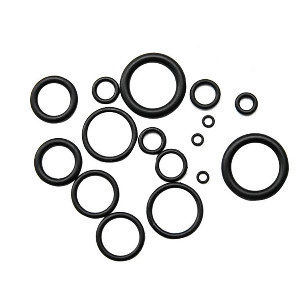 50PCS/LOT Rubber O Ring Black O-Ring Washer Seals Watertightness Assortment Different Size