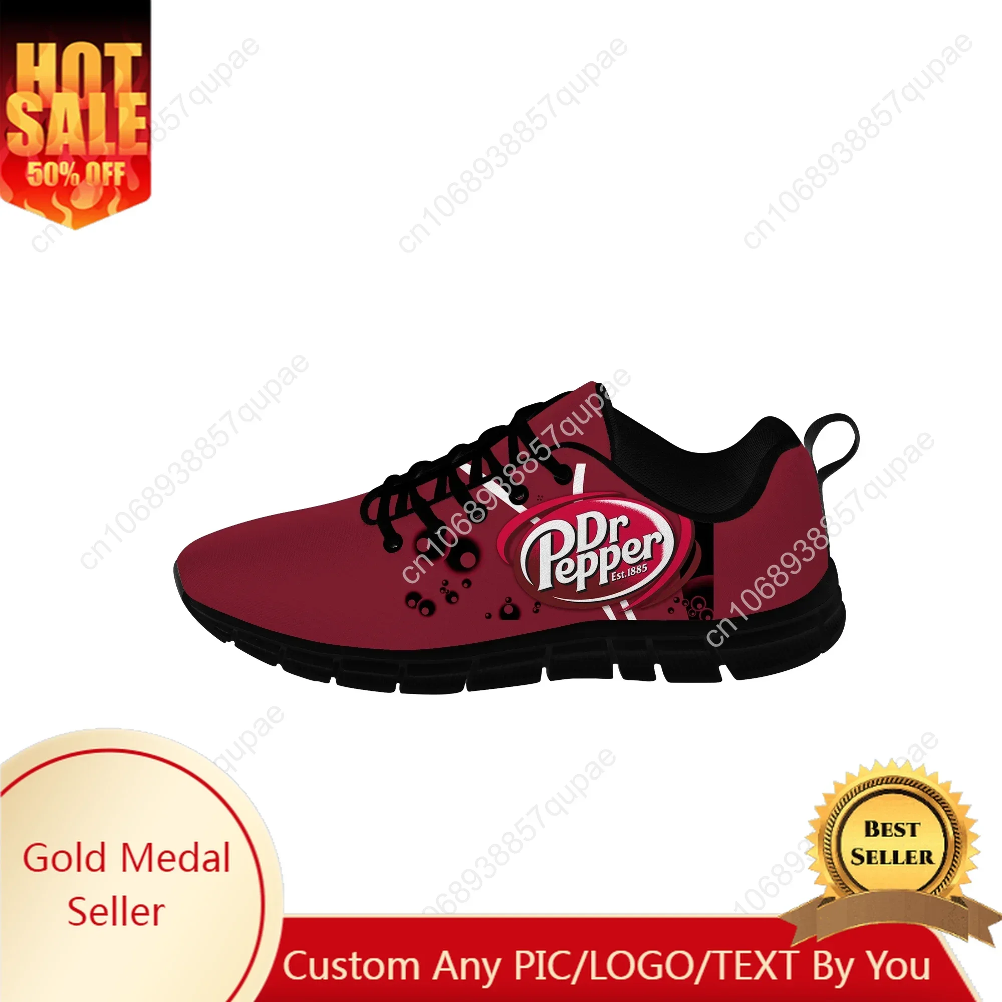 

DR Pepper Sneakers Mens Womens Teenager Casual Cloth Shoes Canvas Running 3D Print Shoes Cosplay Breathable Lightweight shoe