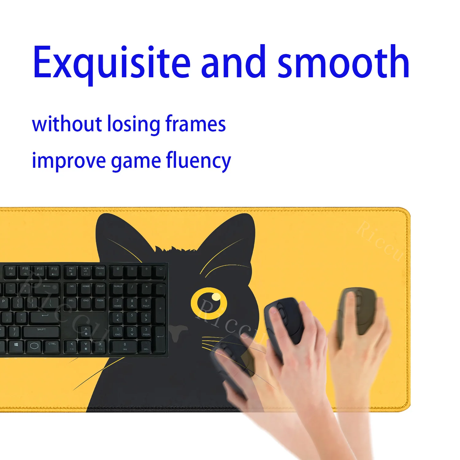 Funny cartoon cat Mouse Pads Cute Cat Computer XXL teclado Mausepad Company desk mat Large Kawaii Cushion Office Accessories Rug