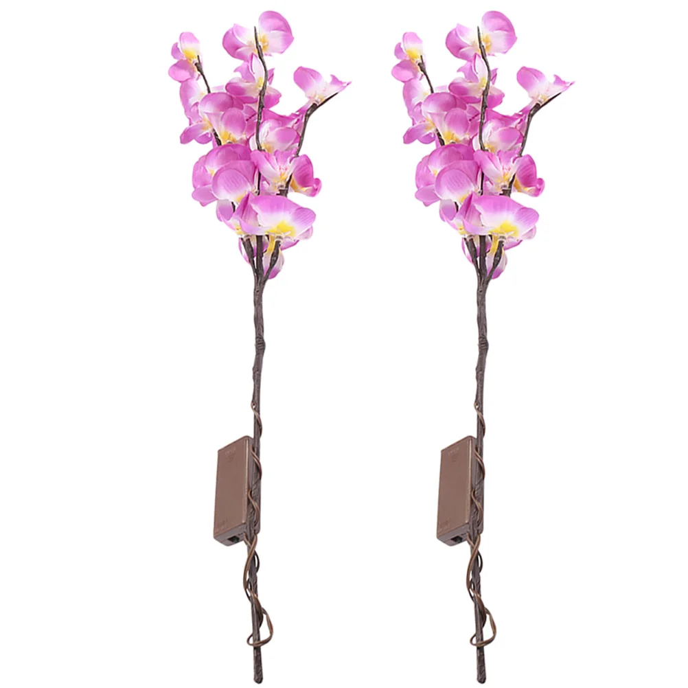 

2Pcs Simulated Decor LED Branches Light Decorative Lamp Tree Lights chid PC Cloth Christmas New Year