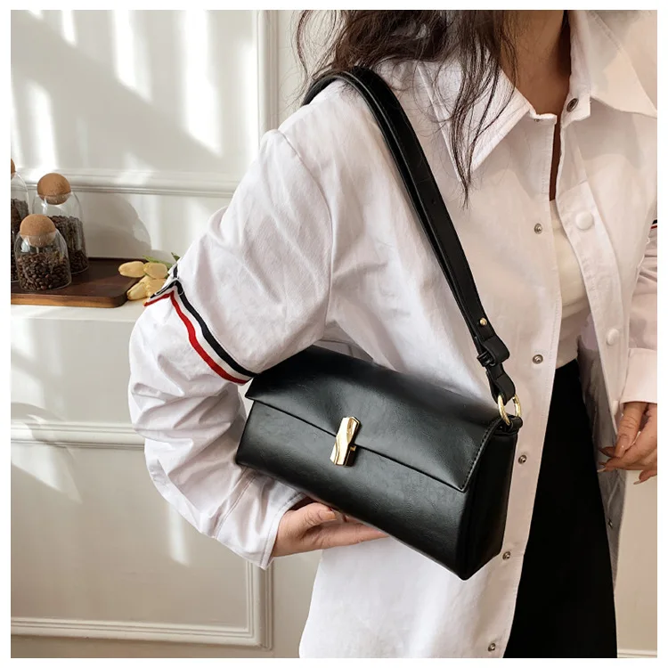 Famous brand design bags for women 2023 new luxury bolso replica Fashion Retro Handbag Female Shoulder Bag Horizontal square bag