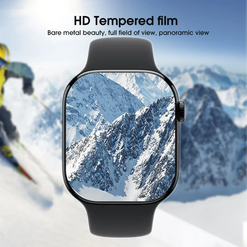 Hydrogel Film for Apple Watch Series 10/9 42/46mm 41/45mm Flexible TPU Not Glass Protective Films S9 S10 Smartwatch Accessories