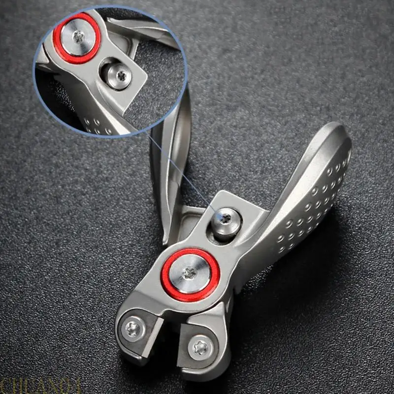 

A1A2 Multipurpose Stainless Steel Fishing Line Cutter Line Nippers Retractable Clip Design Secure Sliding Lock For Anglers