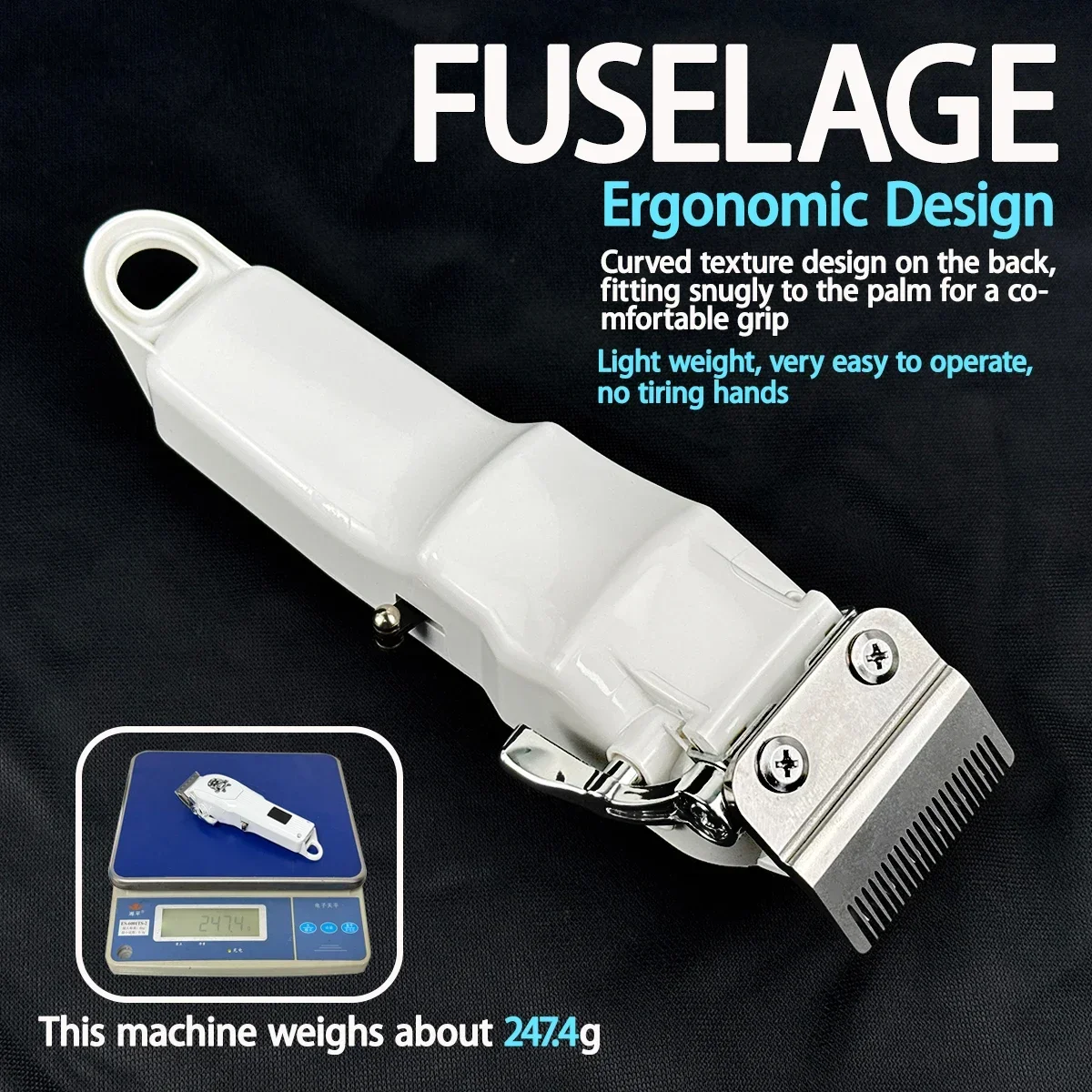 المهنية مقص الشعر الكهربائية BRDCLIP 607 8000 دورة في الدقيقة المحركات أدوات الحلاق أداة تهذيب اللحية ماكينة قص الشعر للرجال