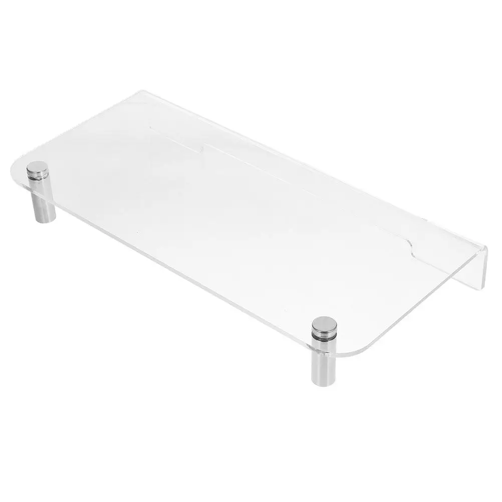 Modern Monitor Riser Stand Desktop Organizer Laptop Stand Computer Screen Riser Multi Purpose Desk Shelf Space Saving