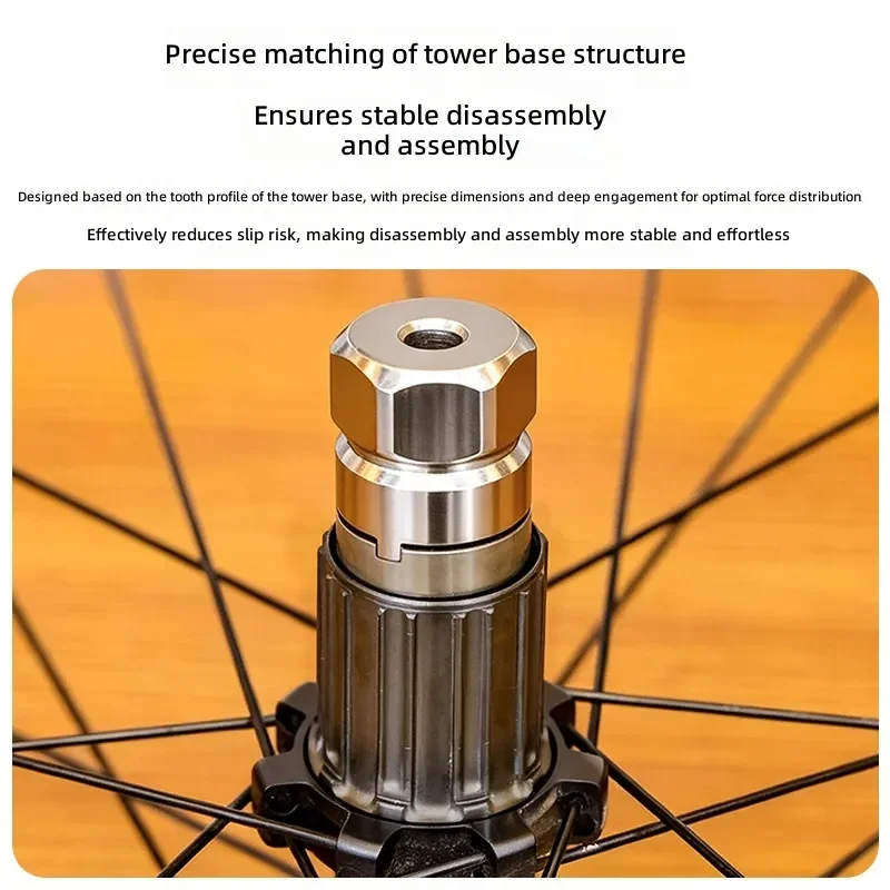 for Mountain Road Bike Universal Ball Flower Drum Hub Base Removal Tool  Tower Base Steel Installation Sleeve