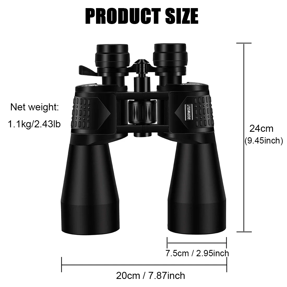 

BORWOLF 15-450X60 Binoculars High-definition Bak4 Prism Professional Zoom Function Suitable for Hunting and Bird Watching