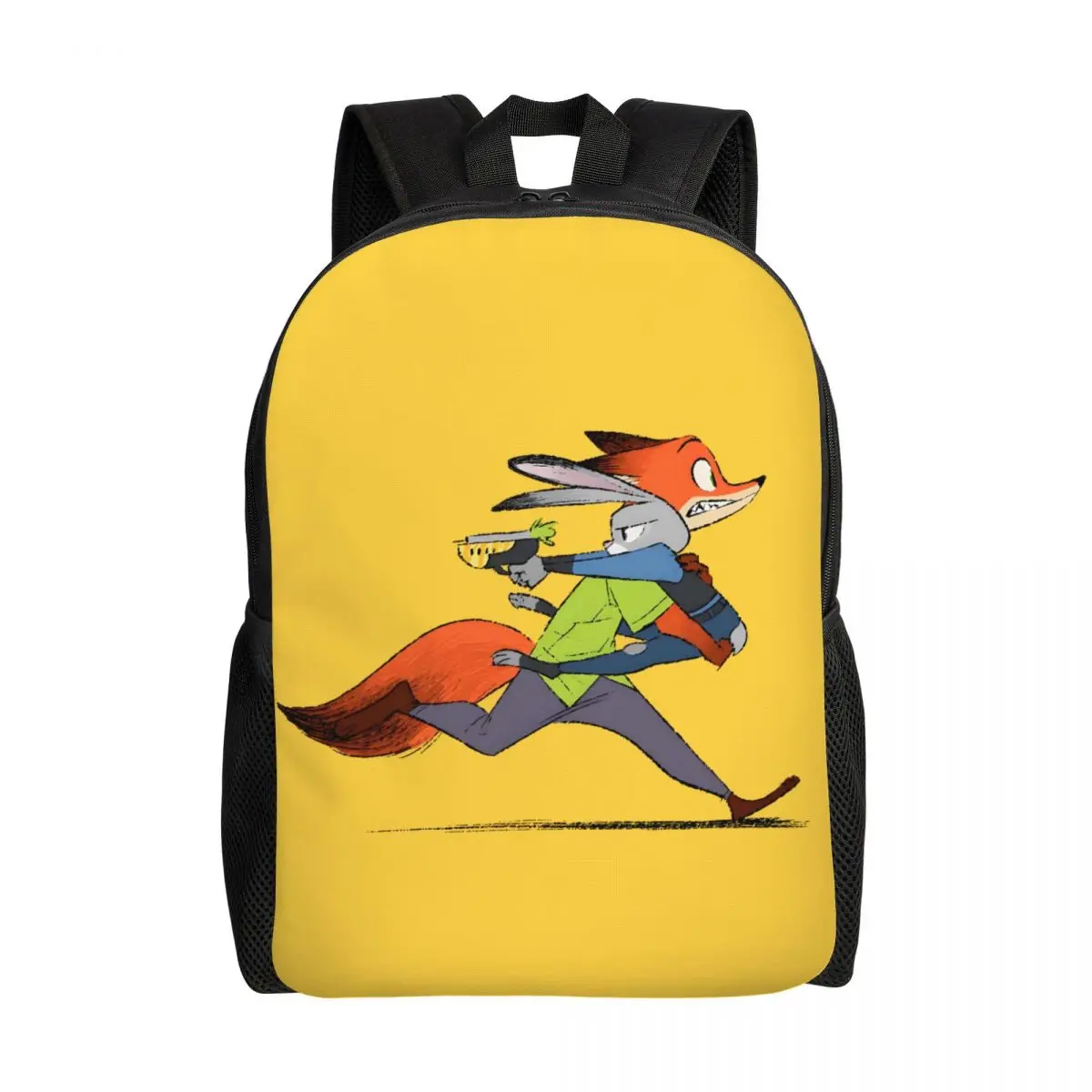 

Рюкзаки Zootopia на заказ для мужчин, женщин, школьников, сумка для книг, подходит для 15-дюймовых ноутбуков, сумки с героями мультфильмов