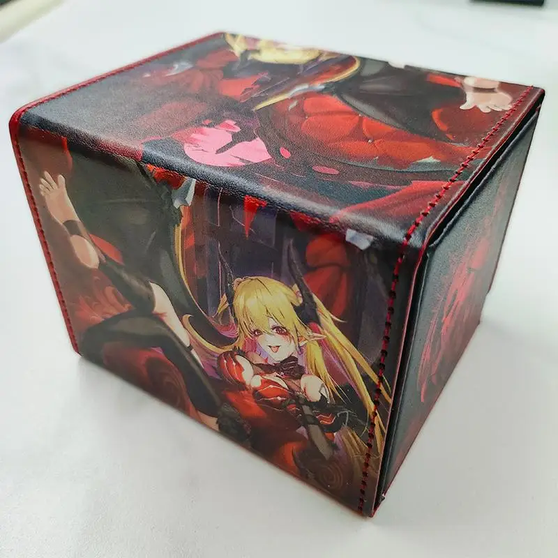 Yu-Gi-Oh! Boîte de rangement portable pour cartes Lacrima, The Crimson Tears, Anime, Collection de jeux périphériques, Cadeau de bricolage