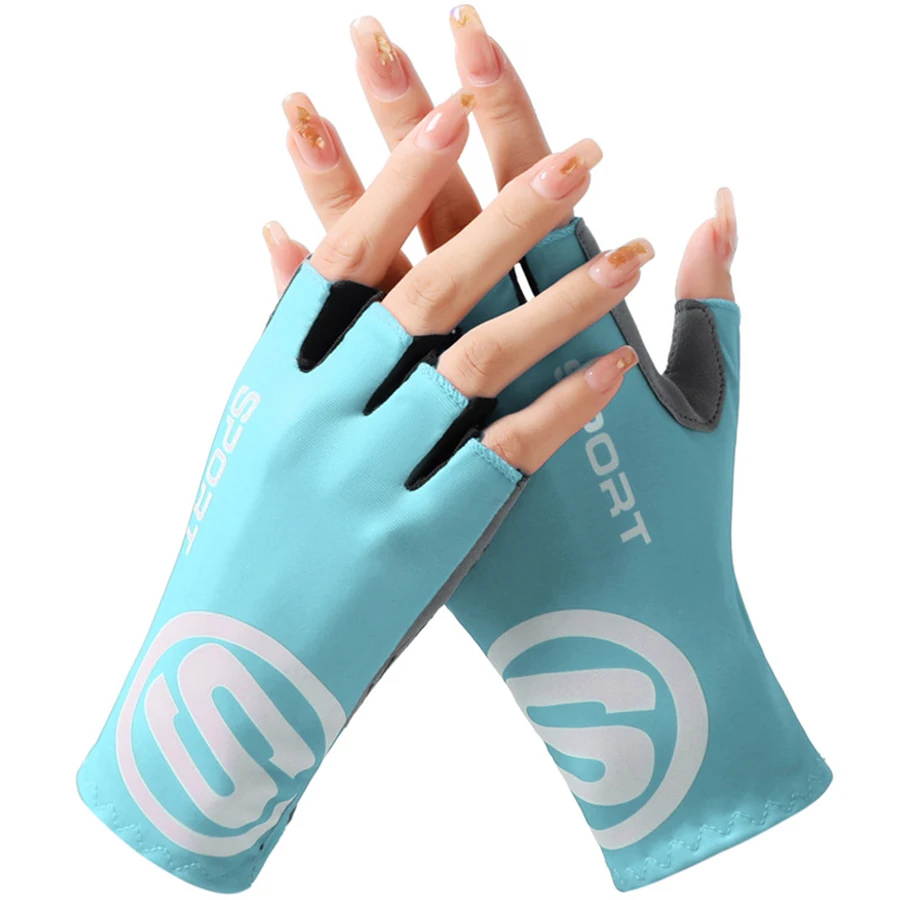 Anti-Slip Fingerless Cycling Gloves for MTB and Road Bike Racing - Enhanced Grip and Comfort