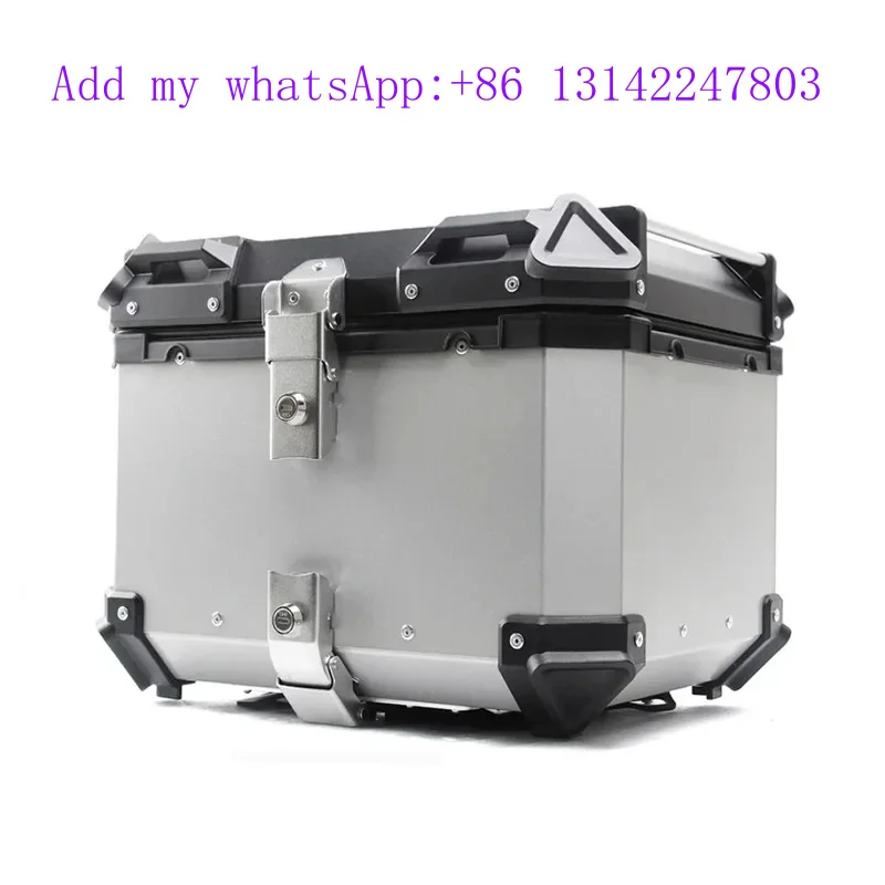 

Factory Hot Selling 100L/80L/65L/55L/45L/36L/28L Motorcycle Aluminum Alloy Tail Box Rear Lage Trunk Waterproof Top Case Motorbik