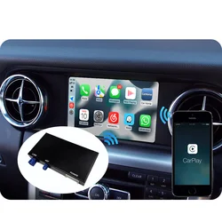 For Mercedes SLK class R172 factory audio radio retrofit wireless carplay decoder box android auto screen interface Original MIC