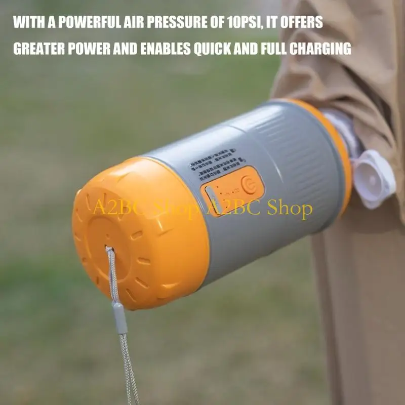 A2BC Handheld Camping Tent Inflation Pump Portable High Pressure Air Pumps Quick Inflate Deflate for Inflatable Tent