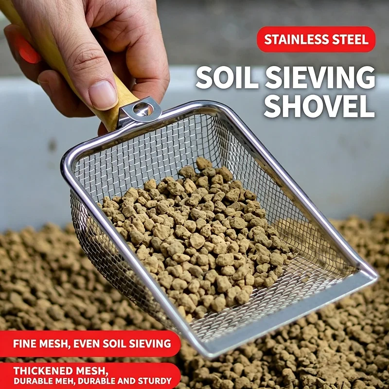 Stainless Steel Soil Sieve Sho - đánh giá và giá Garden Sieve Soil