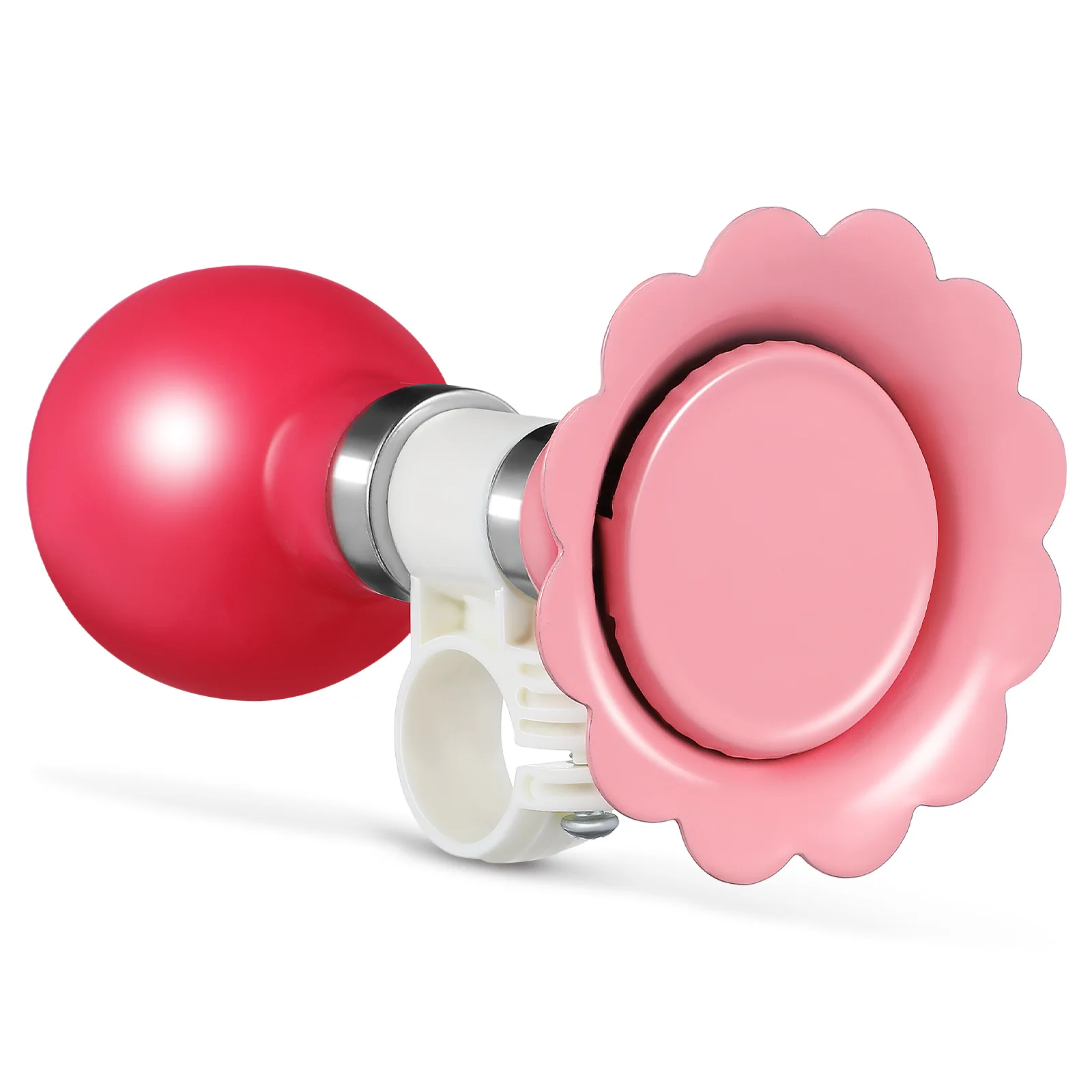 

Bicycle Bell Loud Clear Sound Easy Installation Adjustable Angle Iron Material Kids Handlebar Horn Bicycle Air Horn Accessories