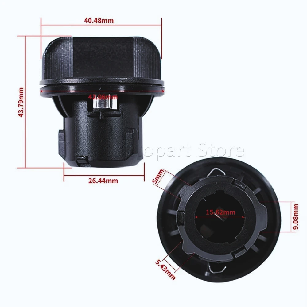 

2K0953123 soporte bombilla indicadora giro faro para VW Caddy Touran, accesorios coche