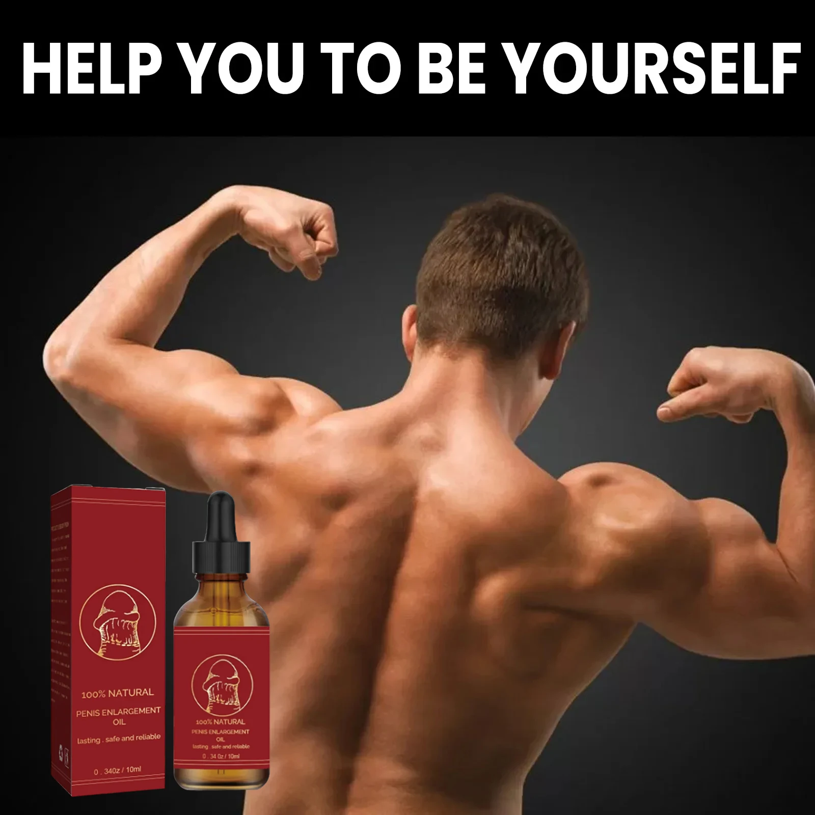 

Male External Enlargement Oil for Lasting 60 Minutes, Male massage care enhances essential oils