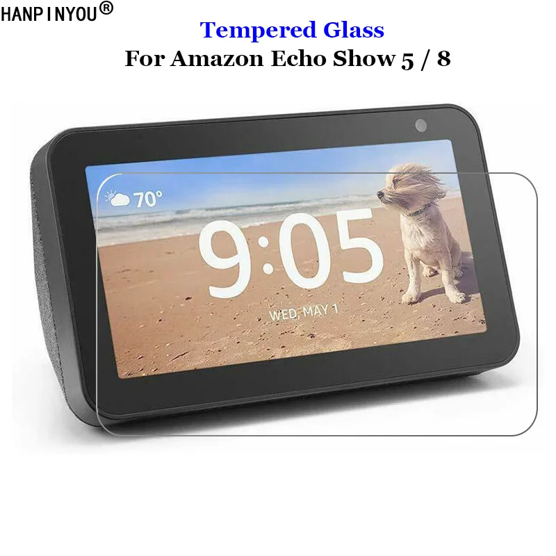 

For Amazon Echo Show10 Show8 Show5 Tempered Glass 9H 2.5D Premium Screen Protector Film For Echo Shwo 10 8 5 5th Genaration 8.0"