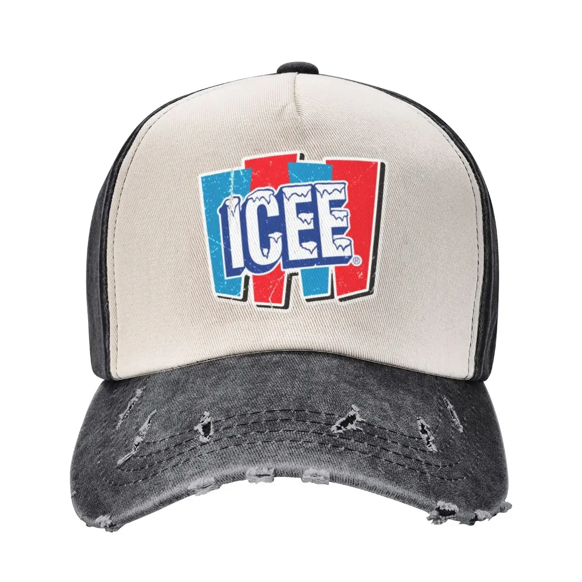 

Distressed, Vintage Style ICEE Yum and BRRRRRRR!!! LOL Baseball Cap Anime Fashion Beach Luxury Cap Men Caps Women's
