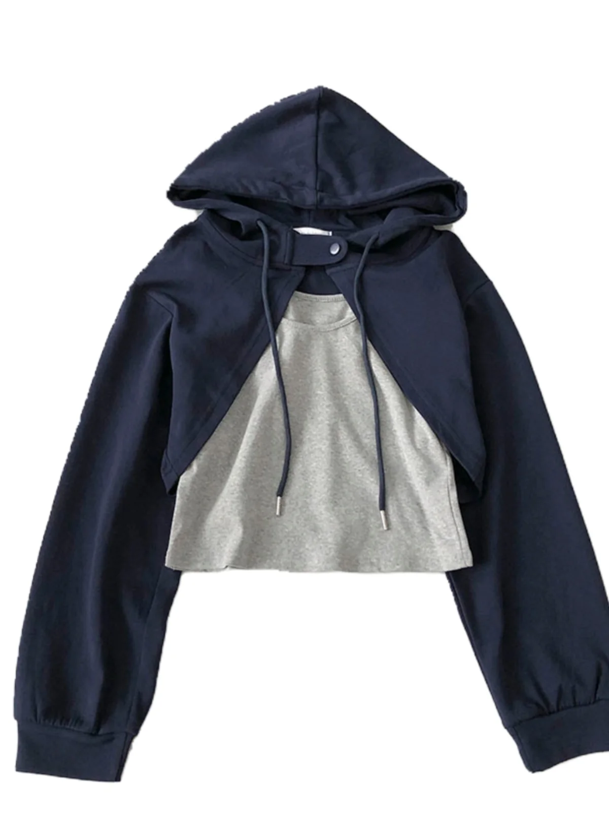 Loose Korean Sle Women's Hoodie Long Sve ortie Single Piece Sweatirt Spring Faion plus Size Casual Streetwear