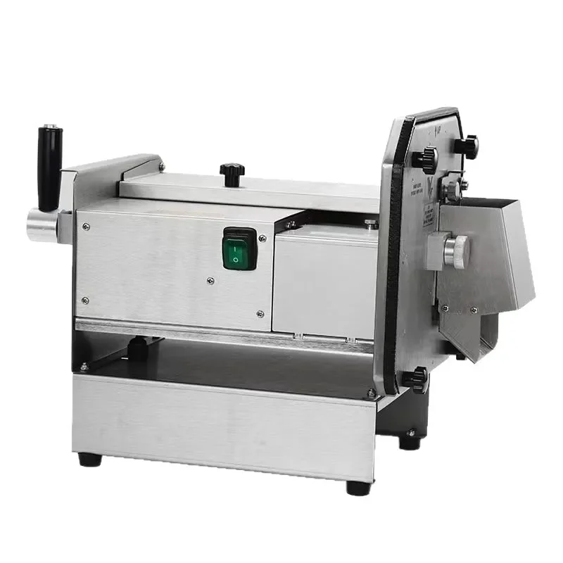 Wolf tooth potato fries push machine, stainless steel wave fries machine, electric commercial cutting machine