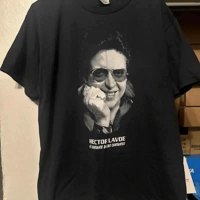 Vintage Hector Lavoe El Cantante De Los Cantantes Y2K T Shirt Size L Men Äôs