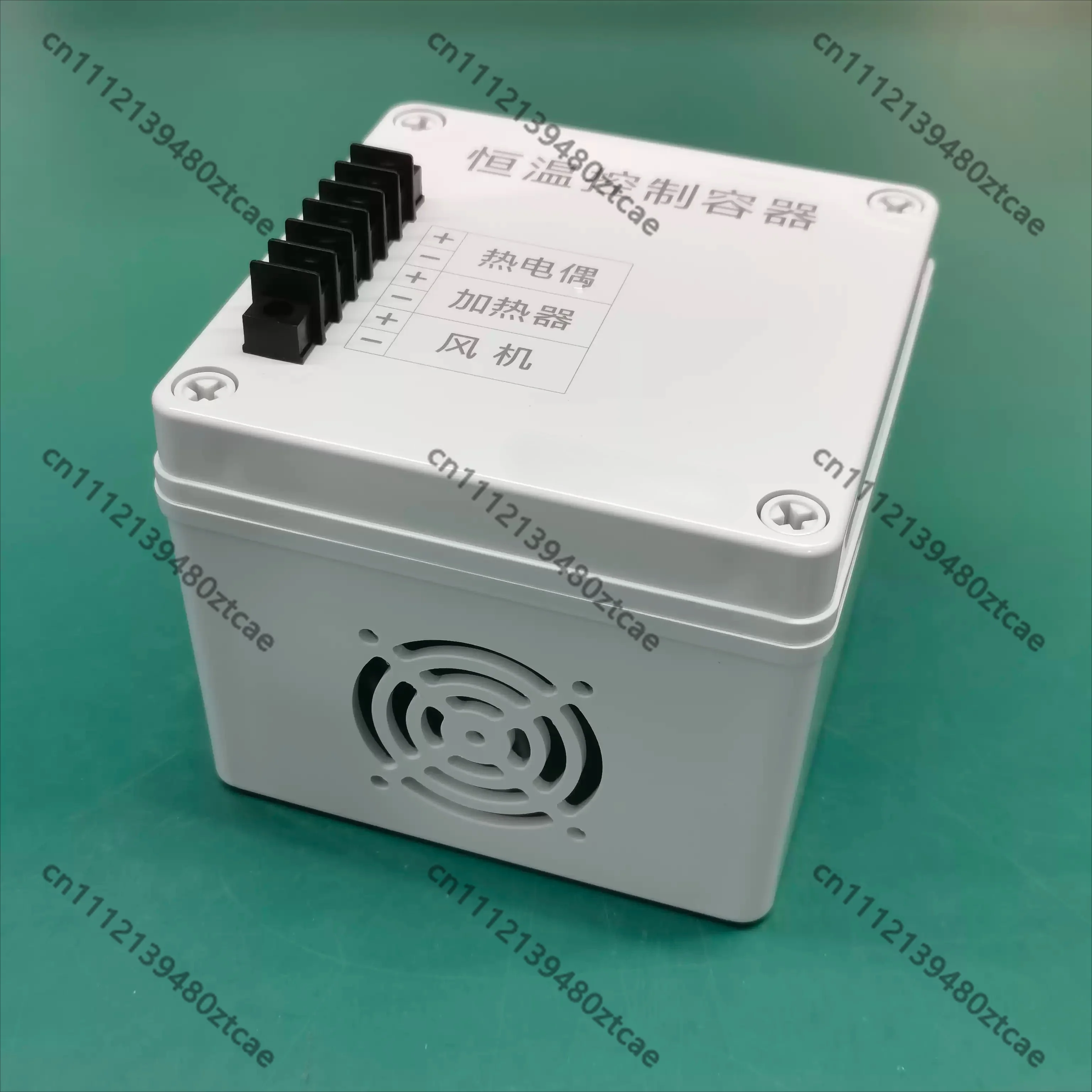 Custom Instrument Display Test Control Box with Cooling Fan Holes, Single Piece Customization Tooling Wiring Enclosure