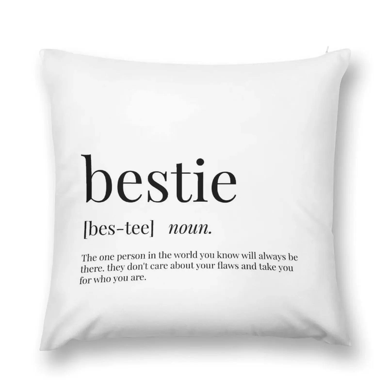 Bestie Definition Throw Pillow Sofa Covers For Living Room Ornamental Pillow pillow