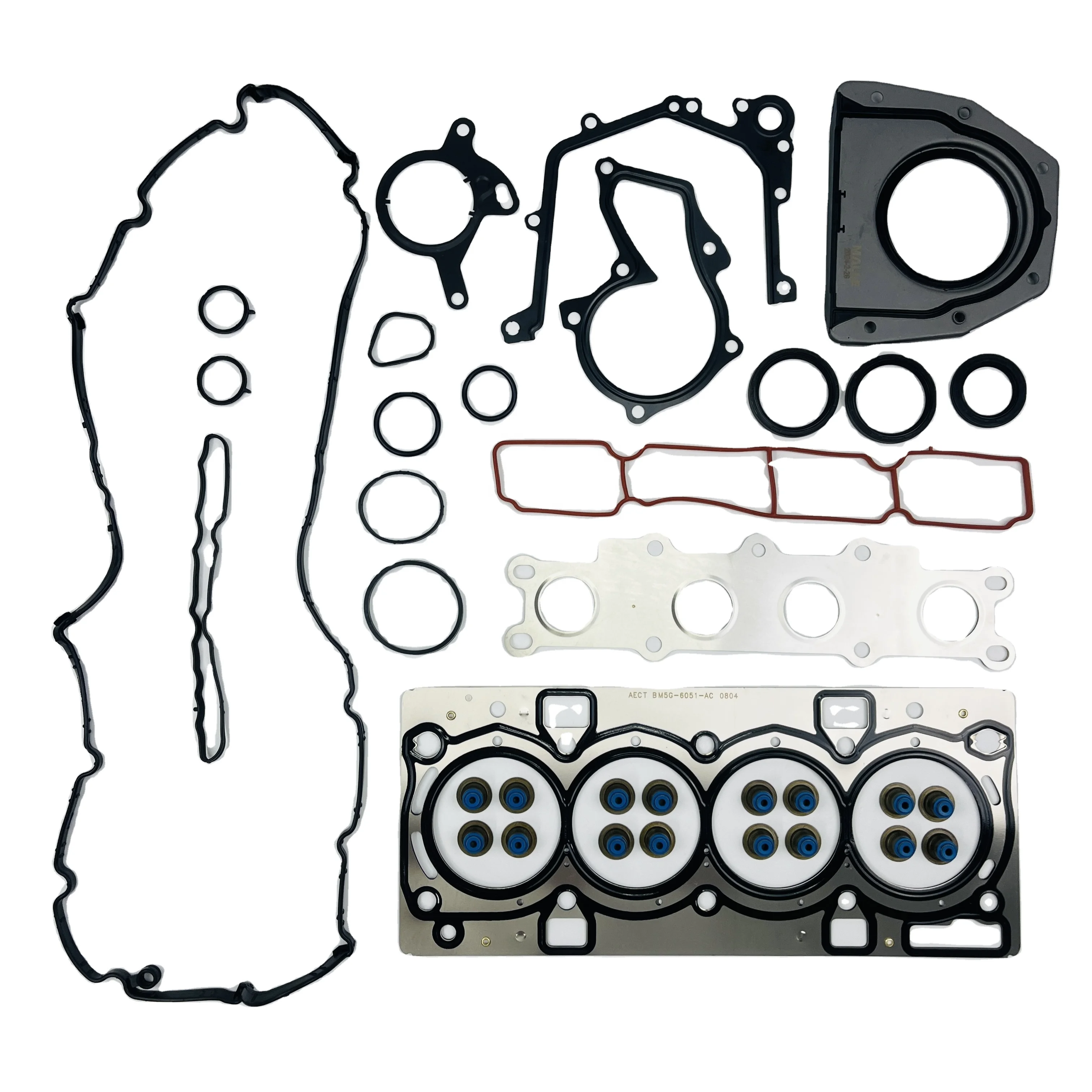 BM5G6053AB BM5G-6013-AA Full Gasket For Ford Escape Yihu 1.6T Overhaul Full Set Fit For Ford 13-14 Year Engine Sealing Gasket