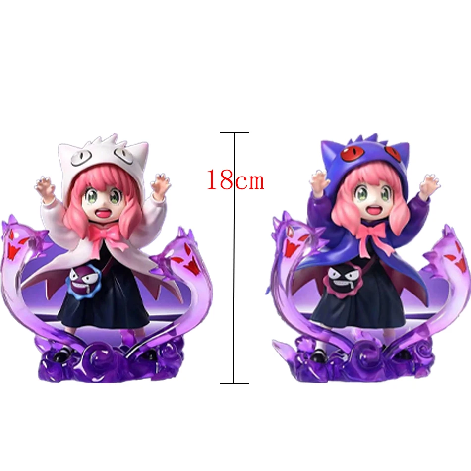2026 Neue Anime Spy X Family CODE: Weiß 14 cm Spielzeug PVC Anya Winterkleidung Detektivbild Desktop-Dekorationen Süßes Geschenk für Kinder – Detail 3