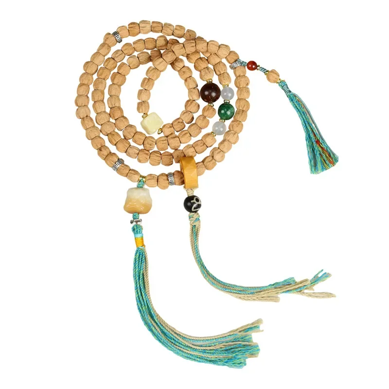 الطبيعية بايرن البذور مستقيم قطع سوار الإبداعية العرقية نمط العصرية Ruisen الصحوة الأسد النسيج الفن حلقة متعددة بوذا يكون