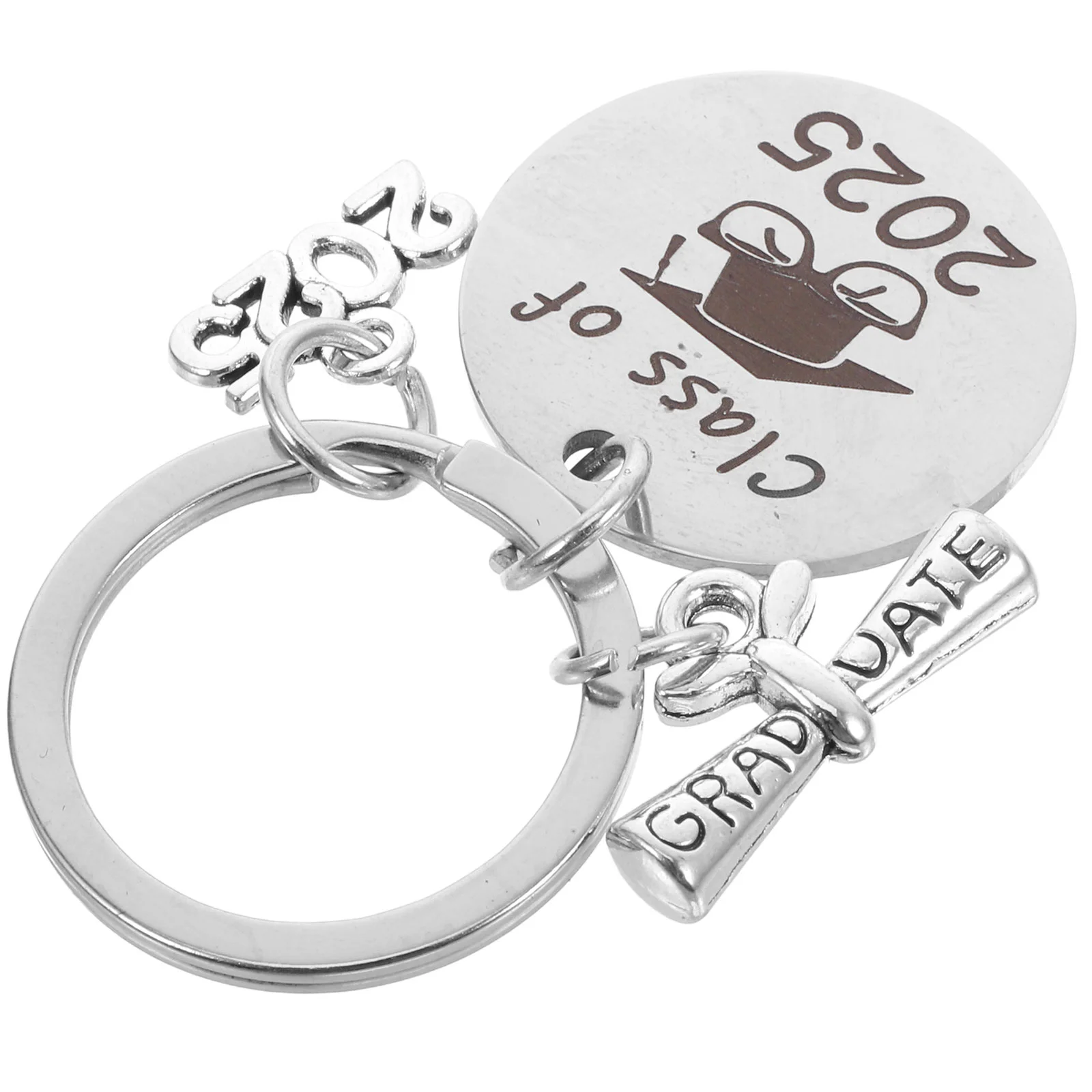 

Graduation Keychain Accessory Memorabilia Presents for Her College Keepsake Gifts Graduate Stainless Steel