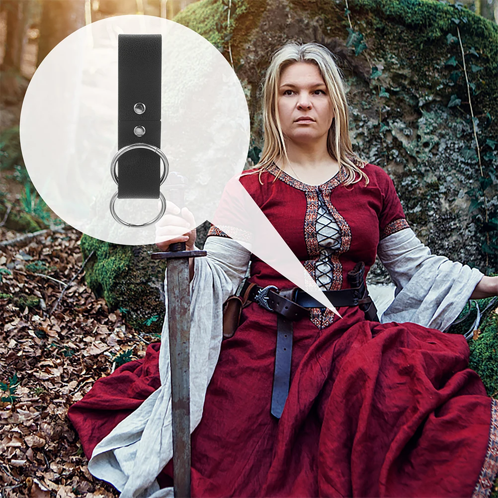 

2 Pcs Skirt Hook Renaissance Accessories Medieval Belt Accessory Men Cosplay Hikes for Viking Costumes Man