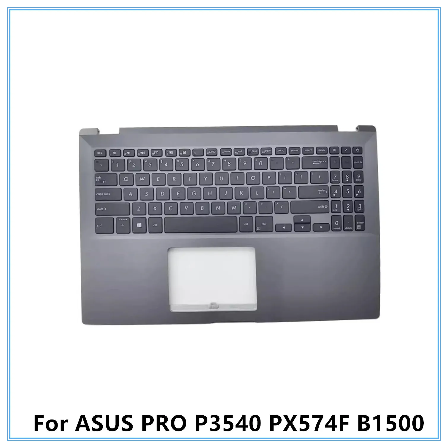 

New Palmrest US Keyboard For ASUS PRO P3540 PX574F B1500 Laptop Palmrest Upper Cover With US Layout Keyboard