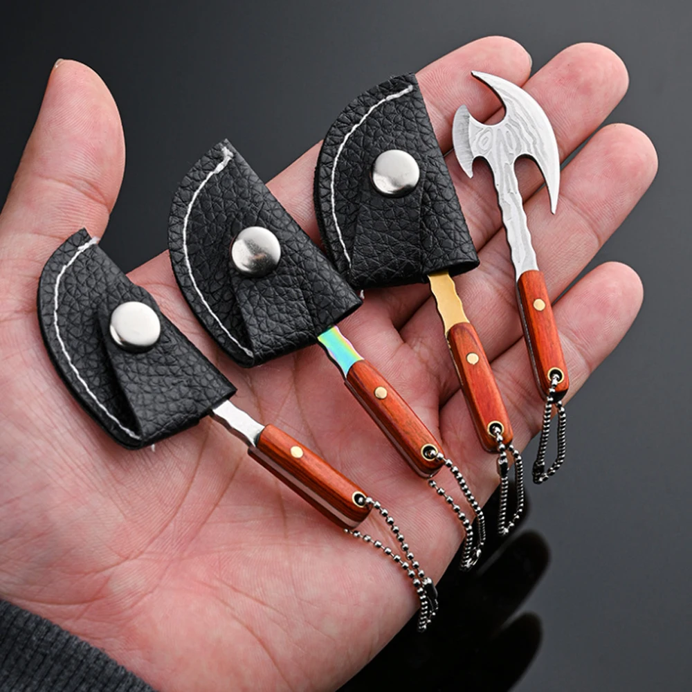 Mini Axe Knife Demolition Express Knife EDC Small Knife Blade Precious Embroidery Knife Small Vegetable Knife Portable Unpacking