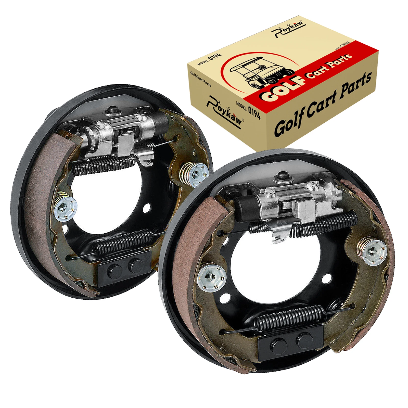 

Roykaw Golf Cart Brake Assembly Fit for EZGO TXT PDS & Yamaha G14-G22, Driver & Passenger Side, OEM #70998-G01, 70998-G02